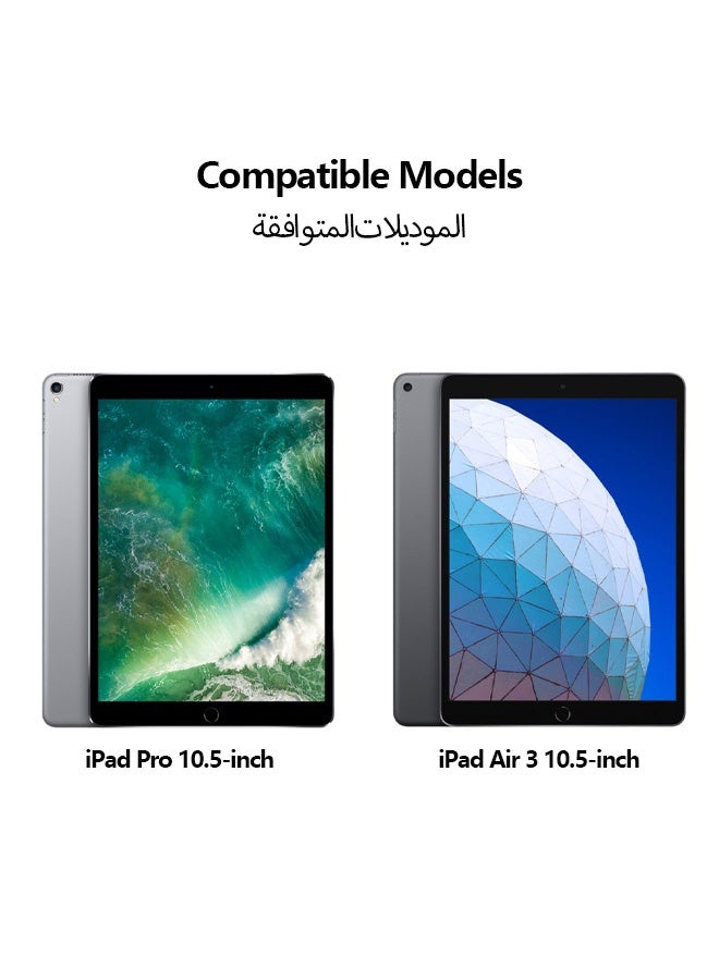 نُوِيق واقي شاشة مغناطيسي بملمس الورق لجهاز iPad Pro مقاس 10.5 بوصة (2017) / iPad Air الجيل الثالث (2019)، للكتابة والرسم كما لو كنت تكتب على الورق، قابل للفصل وإعادة الاستخدام، متوافق مع الأفلام المقواة، مضاد للوهج - Image 2